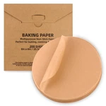 200 Pcs 8 Inch Round Unbleached Parchment Paper - Natural Precut Air Fryer Li.... Fixed Price $21.19.