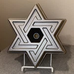 Nordic Star Of David Bundt Pan Cast Aluminum 10 Cup Non-stick Bakeware Usa. Fixed Price $27.00.