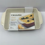 Crock-pot Stoneware Bake Pan Artisan 4 Qt. Fixed Price $36.85.