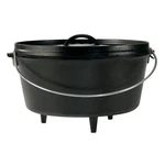 Lodge L14DCO3 Pre Seasoned Cast Iron Deep Camp Dutch Oven With Lid 10 Qt Size. Fixed Price $133.98.