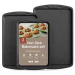 Bakken Swiss Cookie Sheet 3 Piece Non-stick, Set, Gray Marble. Fixed Price $32.62.