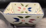 Temptations By Tara Old World Classic Confetti Square Bowl 22 Oz Looks Unused. Fixed Price $12.00.
