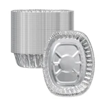 Foil Lux 17.9" Oval Roasting Pans, 50-PACK Oven-ready Aluminum. Fixed Price $144.99.