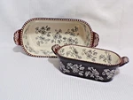 Temptations By Tara Floral Lace KFI-XNG-936844 Loaf Baking Dishes Set Of 2 New. Fixed Price $25.00.