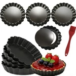 Datanya Pack Mini Tart Pans 4 Inch With Removable -8PCS-BLACK,. Fixed Price $18.98.