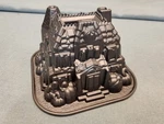 Nordic Ware Halloween Aluminum Haunted Manor House Bundt Cake Pan. Fixed Price $25.00.