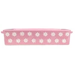 10 Strawberry Street Daisy Rectangular Baker, Pink 112 Oz,. Fixed Price $43.99.
