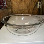 Vintage Pyrex #325 2.5 Round Clear Glass Mixing Bowl. Fixed Price $19.99.