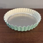 Nordic Ware Quiche And Tart Pan 9.75" Teal. Fixed Price $12.00.