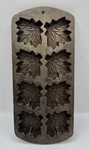 Vintage 8MLP2 Lodge Maple Leaf Cast Iron Muffin Cookie Pan 12.5" X 5.5". Fixed Price $58.00.