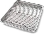Usa Pan Nonstick Quarter Sheet And Cooling Rack Set For Baking Roasting. Fixed Price $38.19.