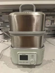 Buydeem G563-A501 Electric Food Steamer For Cooking 2 Tire. Fixed Price $260.00.