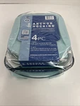 Anchor Hocking 4 Pc Basketweave Bake Set. Fixed Price $52.25.