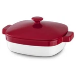 New Kitchenaid KBLR28CRER Streamline Ceramic 2.8-QUART Casserole-empire Red. Fixed Price $49.00.