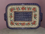 Polish Pottery 16" Cookie Sheet/serving Tray! Unikat Signature Exclusive Zoey!. Fixed Price $209.99.