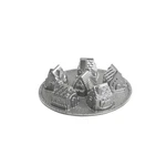 Nordic Ware Cozy Village Gingerbread House, 6 Cups, Silver. Fixed Price $59.71.