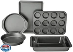 Amazon Basics 6 Piece Nonstick, Carbon Steel Oven Safe Bakeware Set With Cake. Fixed Price $47.73.