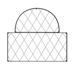 Achla Designs Oxfordshire Wrought Iron Garden Wall Lattice Trellis Black. Fixed Price $184.04.