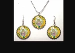 The Tiny Chef & Necklace Set Great Gift Earrings Lite Weight Comfortable. Fixed Price $10.99.