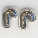 Christmas Candy Cane Baking Pan 2 Pack Holiday Home 5.7"LX 6.89"WX 1.18"D. Fixed Price $12.99.