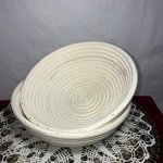 Pair 9-INCH Round Banneton Sourdough Proofing Basket Used. No Liners.. Fixed Price $10.99.