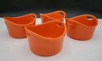 Rachel Ray Stoneware Ramekins Bright Orange Set Of 4. Fixed Price $18.00.