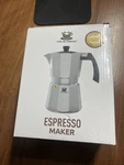Cafe Du Chateau Espresso Maker - 6 Cup Italian Coffee With Transparent Lid. Fixed Price $30.00.