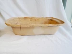 The Pampered Chef Stoneware Family Heritage Large Roaster Or Baker Lid Retired. Fixed Price $20.95.