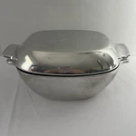 Vtg Nambe 13 Dutch Oven W/lid (covered Casserole) Mcm Aluminum Alloy. Fixed Price $36.00.