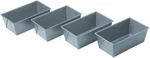 Chicago Metallic Commercial Ii Non-stick Mini Loaf 4 Count (pack Of 1), Gray. Fixed Price $24.24.