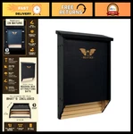 Wooden House Kit For Outdoors - Attract Bats & Control Mosquitoes Easy Set. Fixed Price $76.99.