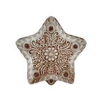Christmas Star Ceramic Mold Bundt Cakes Jello Pudding W. Germany Pottery 965-19. Fixed Price $19.99.