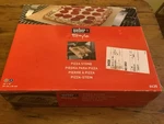 Weber Pizza Stone 14" By 16" #6430 Stainless Steel Frame With Handles. Fixed Price $45.00.