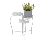 Deco 79 Metal Indoor Outdoor Plantstand Curved Folding 3 Tier Shelf. Fixed Price $58.32.