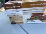 Copper Chef Perfect Loaf Pan Lift & Serve Non-stick With Lid As Seen Tv #3. Fixed Price $17.00.