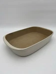 Pampered Chef Traditions Stoneware Lasagna Casserole Pan 15X10X3 Vanilla. Fixed Price $24.49.