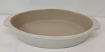 Pampered Chef Traditions Collection Small Oval Baker Stoneware Ivory. Fixed Price $11.99.