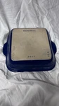 Emile Henry Twilight Blue Square Baking Dish 8" X Pristine !. Fixed Price $38.47.