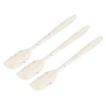 Silicone Spatula Spoon 8.5" Heat-resistant Scraper For Mixing White 3PCS. Fixed Price $18.06.