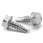 #8 Sheet Metal Screws 100PCS 410 Stainless Steel Hex 1/2", Silver. Fixed Price $11.68.