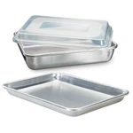 Nordic Ware Naturals 3 Piece Baking Pan Set. Fixed Price $37.00.