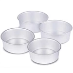 Homemall X 2 Inch Round Cake Set Of 4, Aluminum Baking For Mini Ca.... Fixed Price $18.36.