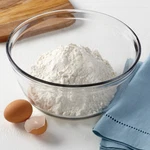 Mainstays Clear Glass Mixing Bowl Baker KITCHEN,4QT. Fixed Price $10.14.