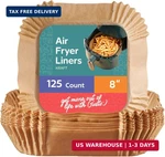 Gusto 8 Inch 125 Count Square Air Fryer Liners Disposable Non-stick, Oil &. Fixed Price $15.86.