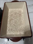 Temptations By Tara Old World Blue 2.5 Qt Rectangle Baking Dish Ovenware Set. Fixed Price $32.00.