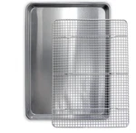Commercial Quality Cookie Sheet Rack - Aluminum Half Baking Pan And.... Fixed Price $48.35.