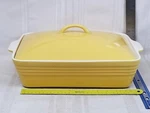 Everyday Sur La Oven Table Stoneware Baking Dish Cassarole Lid China Yellow. Fixed Price $135.30.