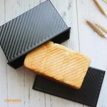 Chefmade Loaf Pan With Lid, Non-stick Bakeware Bread Toast Cover(black). Fixed Price $24.99.