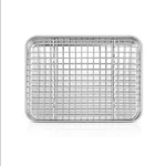 10 Inch Stainless Steel Baking Pan Set With Rack Oven Tray Cooling Grid Bake. Fixed Price $19.59.