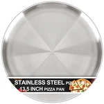 Awtbdp Pizza Pan For Oven, Non-stick Large Round 13.5 Inch, Silver. Fixed Price $14.18.